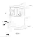 Fig. 23 - Pivot posts and trimmer heads utilizing the same