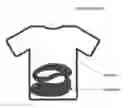 Fig. 12 - Garment Having Integrated Sweat-Eliminating Front Section or Sections