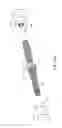 Fig. 42 - Tug activated motorized window covering having an external battery tube