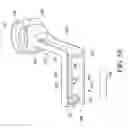 Fig. 44 - Tug activated motorized window covering having an external battery tube