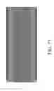 Fig. 49 - Tug activated motorized window covering having an external battery tube