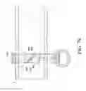 Fig. 54 - Tug activated motorized window covering having an external battery tube