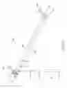 Fig. 59 - Tug activated motorized window covering having an external battery tube