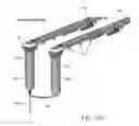 Fig. 81 - Tug activated motorized window covering having an external battery tube