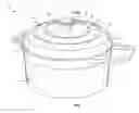 Fig. 01 - Cookware lid with basting projections