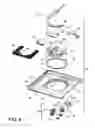 Fig. 05 - Dish treating appliance with diverter valve position sensing
