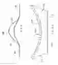 Fig. 24 - Two-part non-planar graduated compression device for the treatment of circulatory disorders