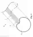 Fig. 10 - Method of using a grooved dilator and implanting a prosthetic in a penis