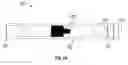 Fig. 09 - Urological system that includes connector with integrated non-return check valve for extension tubing and urology collection systems