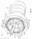 Fig. 24 - Urological system that includes connector with integrated non-return check valve for extension tubing and urology collection systems