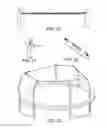 Fig. 09 - Composite trampoline enclosure system