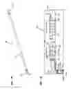 Fig. 10 - Filter elements with end cap features; element support assembly; and methods
