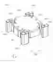 Fig. 18 - Vibration generator moving vibrator by magnetic field generated by coil and vibrator-mounted holder used in vibration-generator