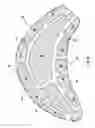 Fig. 05 - Center plenum support for a multiwall turbine airfoil casting