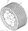 Fig. 01 - Beadless non-pneumatic tire with geodesic ply
