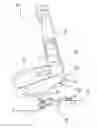Fig. 01 - Removable vehicle seat assembly having angled striker surface