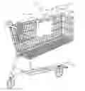 Fig. 01 - Shopping cart bagging station and method of forming the same