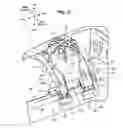 Fig. 11 - Front vehicle-body structure of vehicle