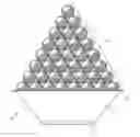 Fig. 01 - APPARATUS AND METHOD OF FORMING AN INVERTED, TRUNCATED PYRAMIDAL SHAPE OF STACKED GOLF BALLS WITHIN A TRAY AND FORMING ON TOP AN UPRIGHT, PYRAMIDAL SHAPE OF STACKED GOLF BALLS