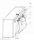 Fig. 01 - Apparatus for feeding laundry items to a mangle