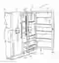 Fig. 01 - Refrigerator door-in-door latch