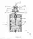 Fig. 22 - Hydro pneumatic accumulator with internal leak detection