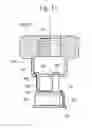 Fig. 04 - Structure for preventing falling of fastening nut of portable power working machine, and method for attaching fastening nut to cover
