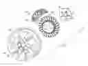 Fig. 01 - Surface ventilated disc brake rotor