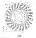 Fig. 05 - Surface ventilated disc brake rotor