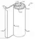 Fig. 01 - Insulation product with inward curling closure flap