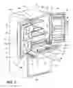 Fig. 03 - Horizontal flipper mullion incorporated within a false mullion of an appliance