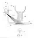 Fig. 05 - Head mounted display and low conspicuity pupil illuminator