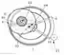 Fig. 01 - Mechanism for regulating the torque ratio between time-piece wheel sets