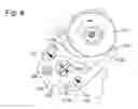 Fig. 04 - Timepiece mechanism comprising a pivoting member provided with magnetic return means