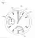 Fig. 02 - Hand-moving mechanism and timepiece