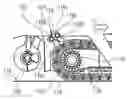 Fig. 01 - Device and method for measuring a distance in a construction machine having a caterpillar chain drive, and construction machine