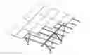 Fig. 01 - Elevated long span solar panel mounting system