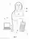 Fig. 02 - Headset system for transferring call between two telecommunication devices