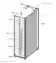 Fig. 01 - Sidewall-accessible dense storage rack