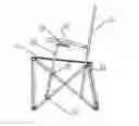 Fig. 01 - Folding chair with armrests