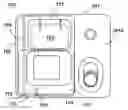 Fig. 01 - Dishwasher with a dispenser having a soft close
