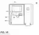 Fig. 10 - Dishwasher with a dispenser having a soft close