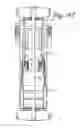 Fig. 100 - Patient positioning support apparatus with virtual pivot-shift pelvic pads, upper body stabilization and fail-safe table attachment mechanism