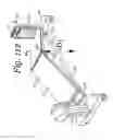 Fig. 114 - Patient positioning support apparatus with virtual pivot-shift pelvic pads, upper body stabilization and fail-safe table attachment mechanism