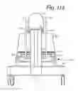 Fig. 115 - Patient positioning support apparatus with virtual pivot-shift pelvic pads, upper body stabilization and fail-safe table attachment mechanism