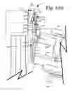 Fig. 120 - Patient positioning support apparatus with virtual pivot-shift pelvic pads, upper body stabilization and fail-safe table attachment mechanism
