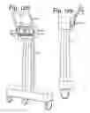 Fig. 125 - Patient positioning support apparatus with virtual pivot-shift pelvic pads, upper body stabilization and fail-safe table attachment mechanism