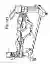 Fig. 137 - Patient positioning support apparatus with virtual pivot-shift pelvic pads, upper body stabilization and fail-safe table attachment mechanism