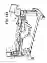 Fig. 138 - Patient positioning support apparatus with virtual pivot-shift pelvic pads, upper body stabilization and fail-safe table attachment mechanism
