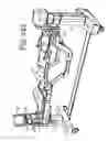 Fig. 139 - Patient positioning support apparatus with virtual pivot-shift pelvic pads, upper body stabilization and fail-safe table attachment mechanism